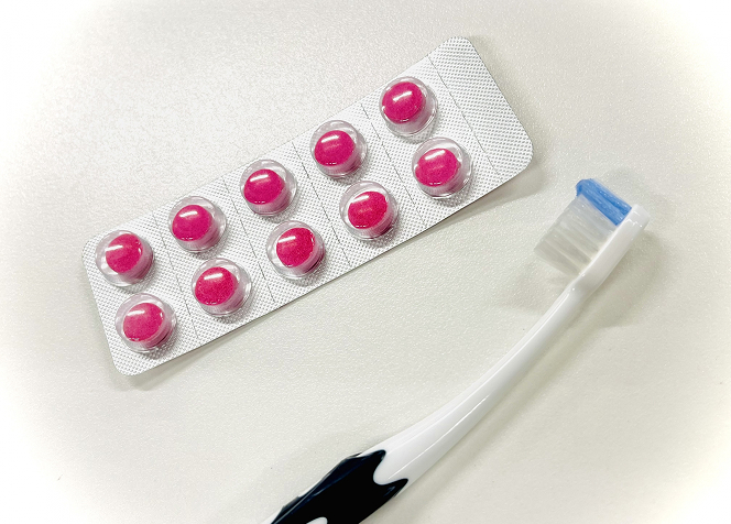 歯垢の染め出し