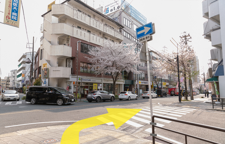 アクセス 藤が丘駅から当院までのアクセス